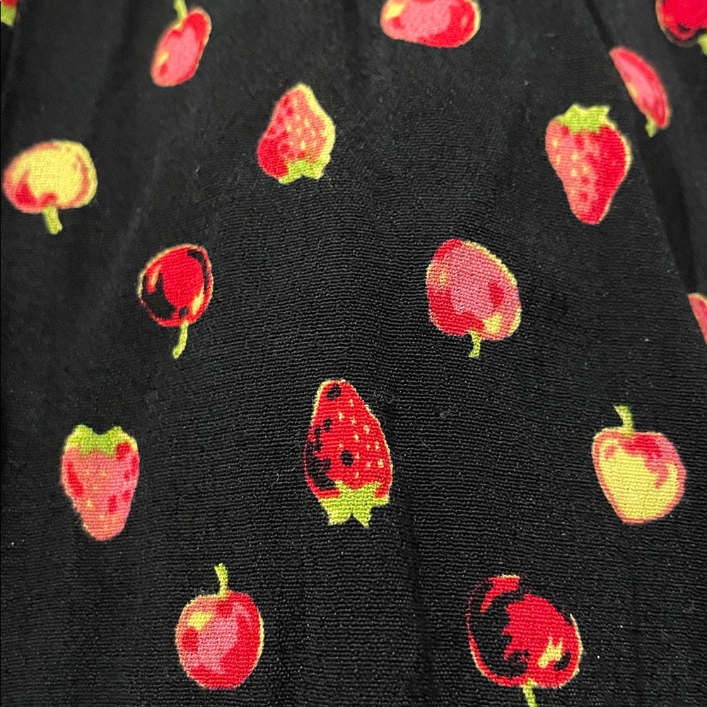 Urban Outfitters Kimchi Blue Black Strawberry Print Slip Dress Size Small NWT! - Picture 9 of 9